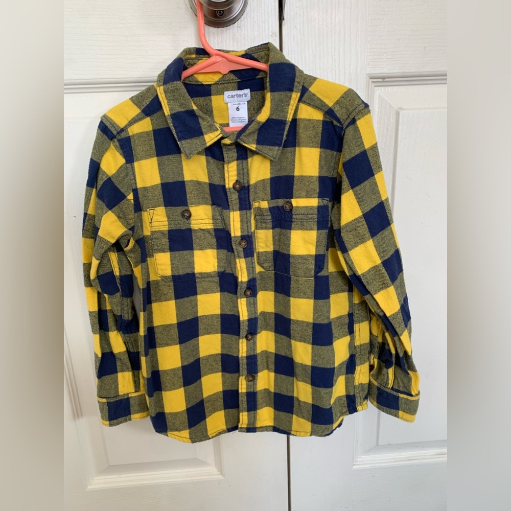 Carters size 6, long sleeve shirt